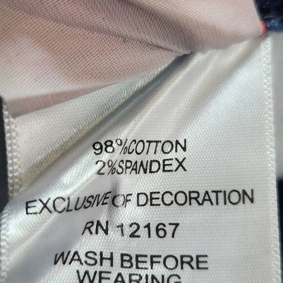 Laurie Felt Floral Cropped Jeans Size 16 Petite Classic Boyfriend Jeans - Picture 11 of 12